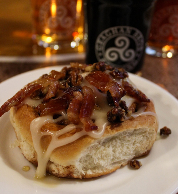 Geaghan's Pub & Craft Brewery Candied-Bacon-&-Pecan-Cinnamon-Roll-2