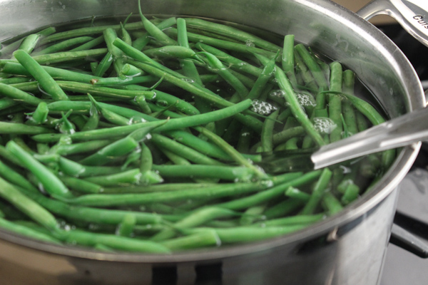 Blanching Beans